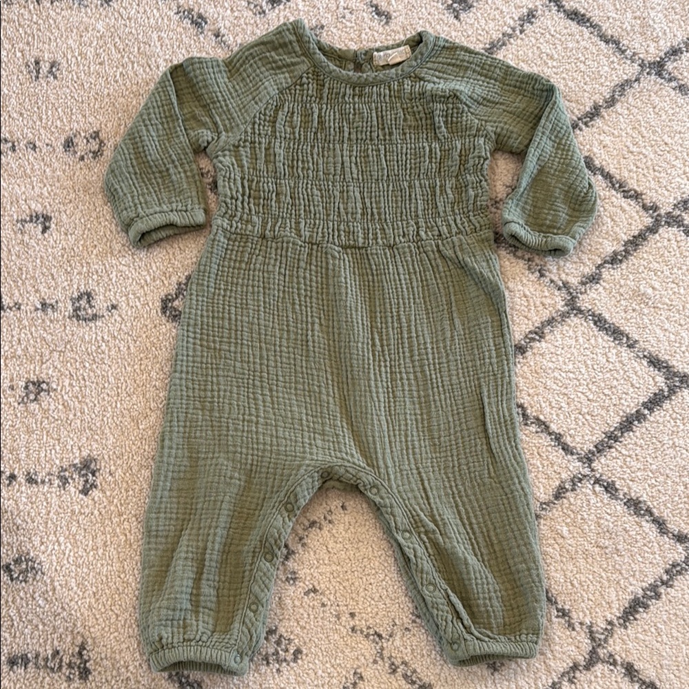 Grayson Collective Green Baby Romper